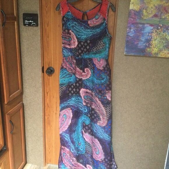NWT Maurice’s Brand Floor Length Women’s L Dress - Picture 1 of 9